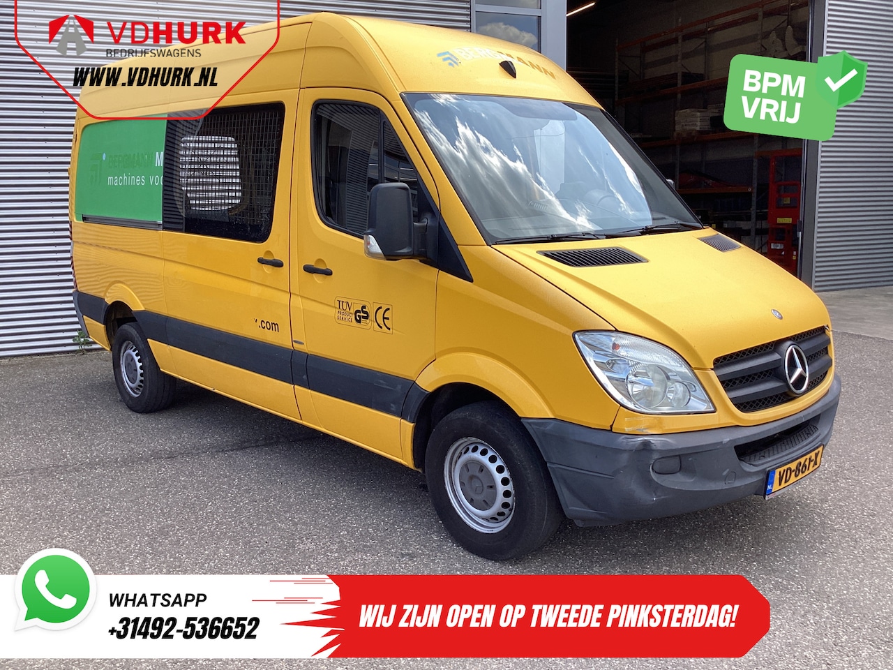 Mercedes-Benz Sprinter - 316 2.2 CDI Aut. L2H2 EXPORT ONLY 3.5t Trekgewicht/ Airco/ Cruise/ Trekhaak - AutoWereld.nl