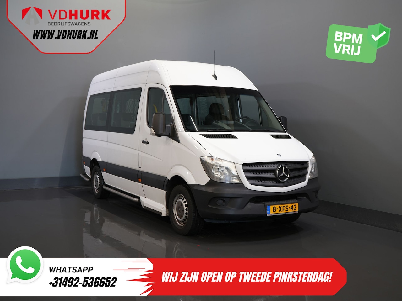 Mercedes-Benz Sprinter - Mercedes-Benz 313 2.2 CDI Aut. E6 L2H2 €10.640 Incl. BTW BPM VRIJ! EXPORT ONLY Combi/ 9 Pe - AutoWereld.nl