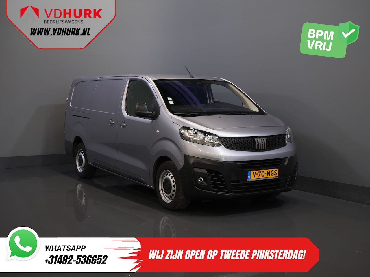 Fiat Scudo - 2.0 MJ 145 pk L3 BPM VRIJ! (DEMO) Adapt.Cruise/ Climate/ Keyless/ Carplay/ Camera/ PDC - AutoWereld.nl