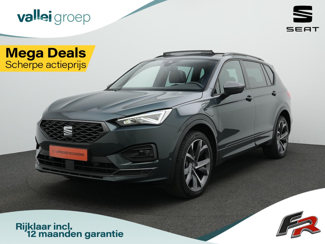 SEAT Tarraco - 1.4 TSI e-Hybrid 245 pk DSG PHEV FR Business | Panoramadak | Trekhaak | Leder | Geheugenst - AutoWereld.nl