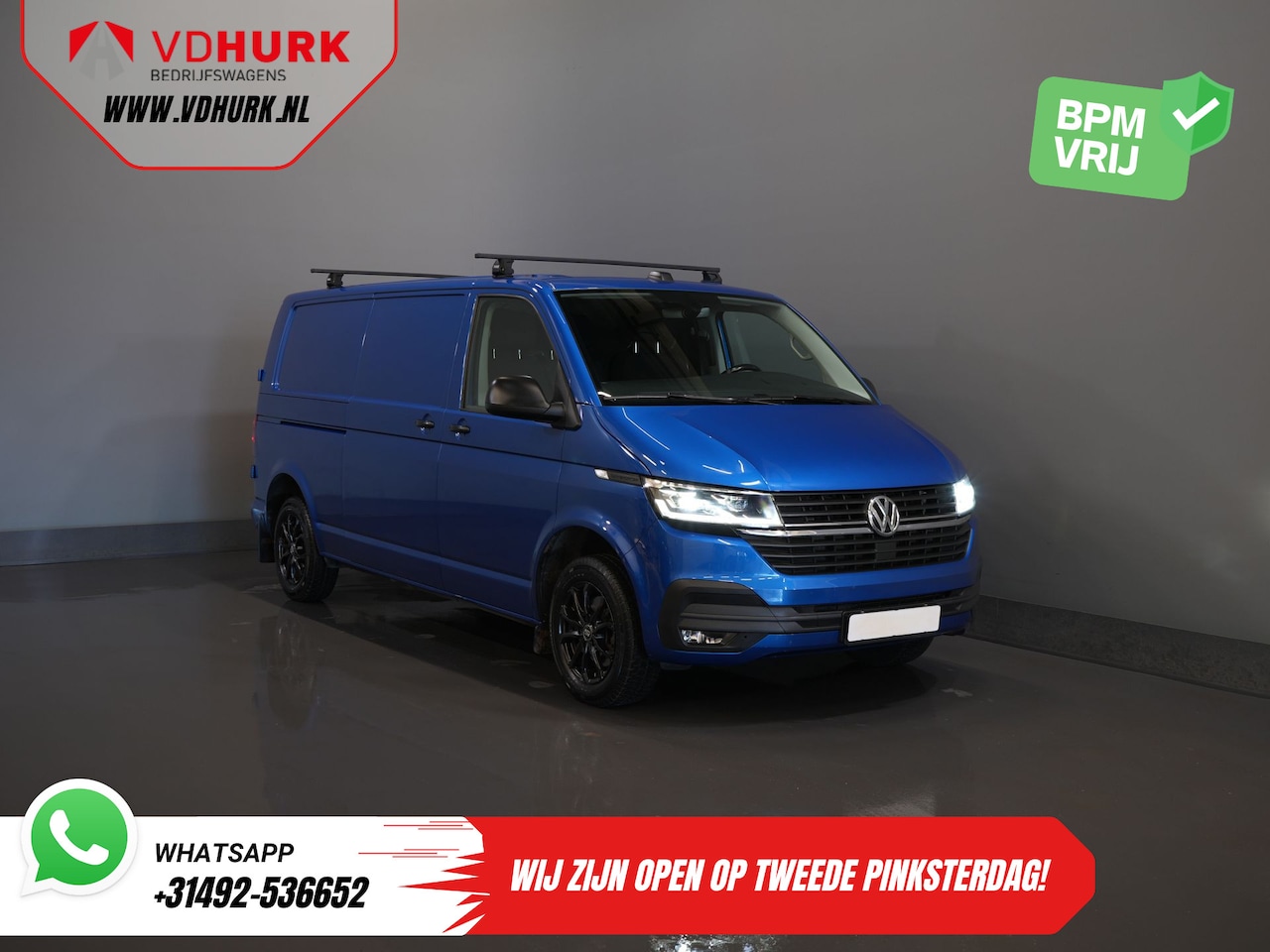 Volkswagen Transporter - 2.0 TDI 150 pk DSG Aut. L2 LED/ Adapt.Cruise/ Standkachel/ Carplay/ 2.5t Trekverm./ Stoelv - AutoWereld.nl