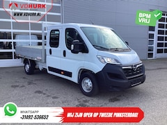 Opel Movano - 2.2 140 pk DC Dubbel Cabine Open Laadbak/ 7 Pers./ 2.5t Trekverm./ Cruise/ Airco/ 288x215x