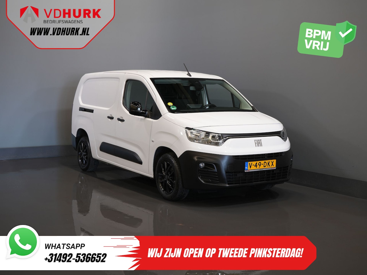Fiat Doblò - 1.5D 130 pk L2 Riem.V.V/ CarPlay/ Navi/ Camera/ PDC/ LMV/ Cruise/ Airco - AutoWereld.nl