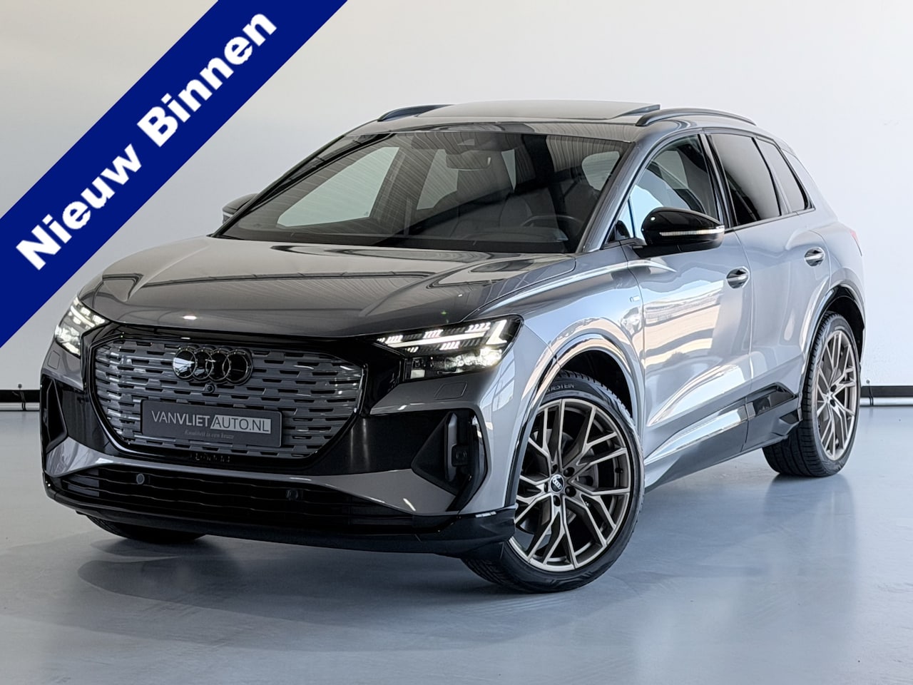 Audi Q4 e-tron - 40 Launch edition S Competition 77 kWh Pan /Dak - Head Up - Trekhaak - AutoWereld.nl
