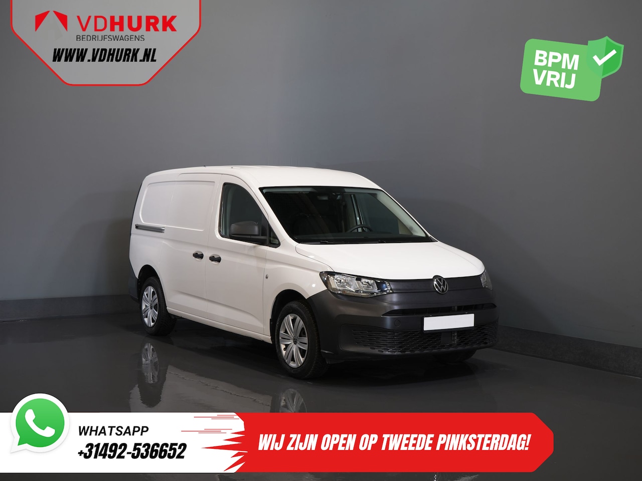 Volkswagen Caddy Cargo Maxi - 1.5 TSI BENZINE Betimmerd/ Airco - AutoWereld.nl