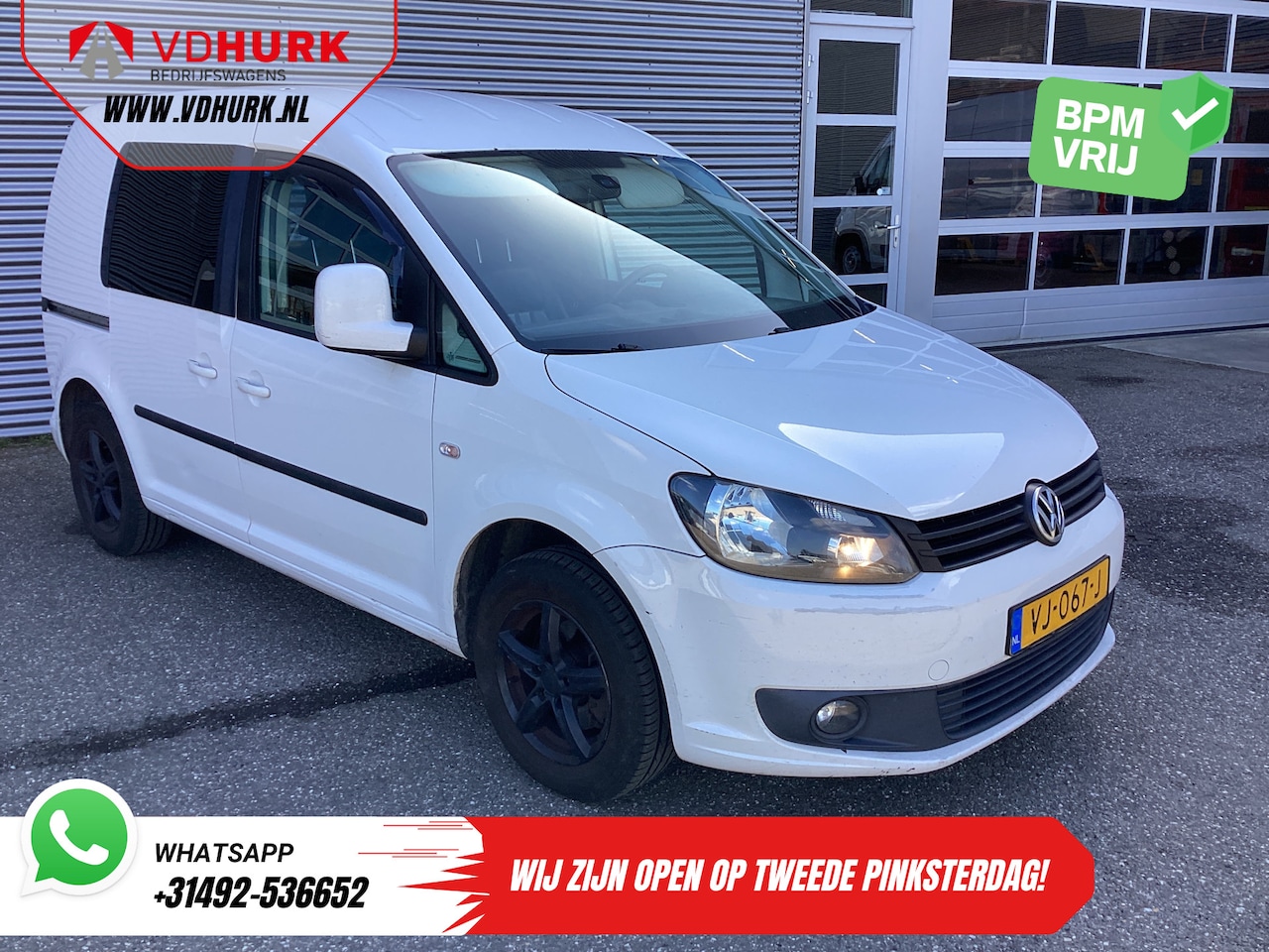 Volkswagen Caddy - 1.6 TDI 102 pk Aut. Export DB-Riem V.V/ Navi/ Cruise/ PDC/ Leder/ LMV/ Airco/ Trekhaak - AutoWereld.nl