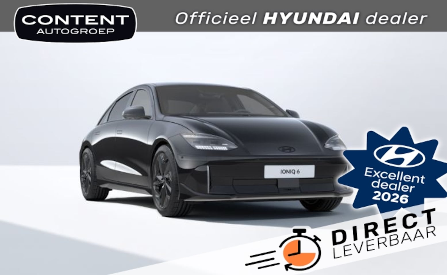 Hyundai IONIQ 6 - 77,4 kWh Business Edition I Super aanbieding! I Snel rijden! - AutoWereld.nl