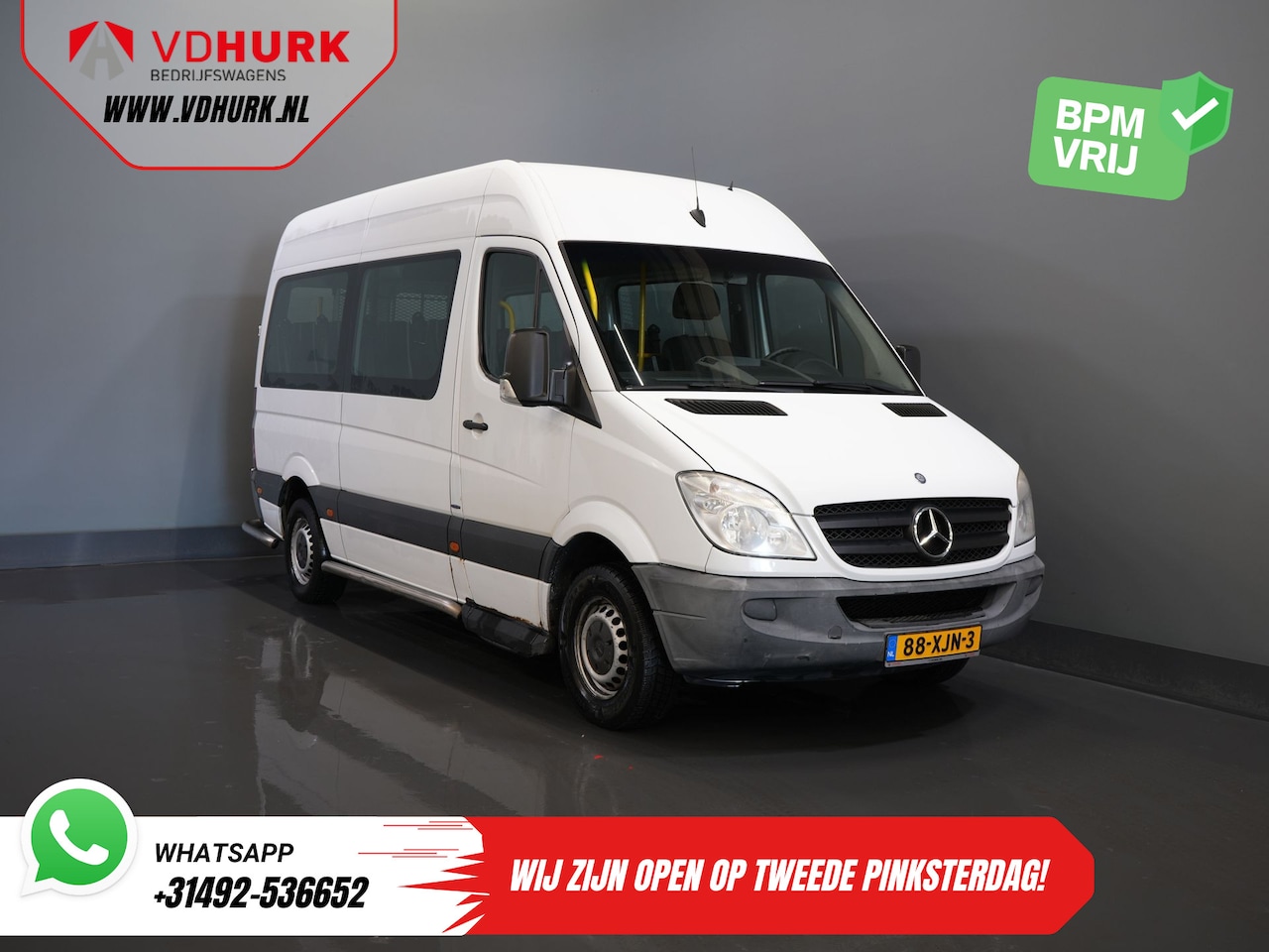 Mercedes-Benz Sprinter - 313 2.2 CDI L2H2 € 9.922 Incl. BTW BPM VRIJ! Combi/ 9 Persoons/ Kombi/ 9P/ Airco/ Rolstoel - AutoWereld.nl