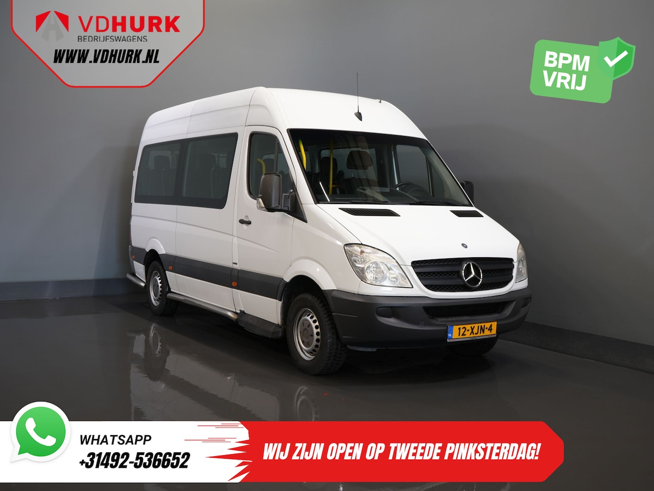 Mercedes-Benz Sprinter - 313 2.2 CDI L2H2 €9.680 Incl. BTW BPM VRIJ! EXPORT Combi/ 9 Persoons/ Kombi/ 9P/ Airco/ Ro - AutoWereld.nl