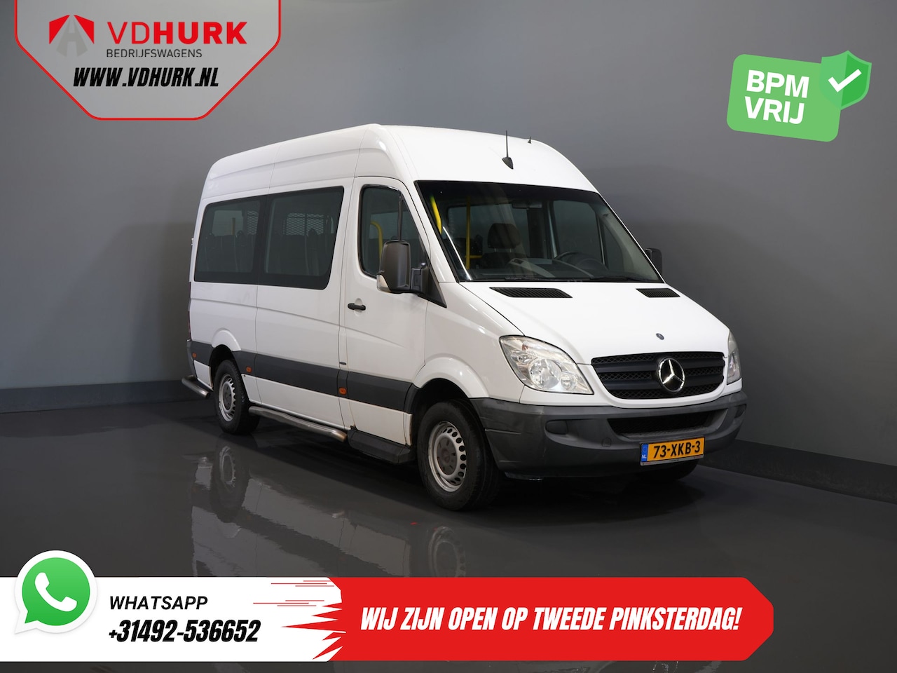 Mercedes-Benz Sprinter - 313 2.2 CDI L2H2 €9.680 Incl. BTW BPM VRIJ! EXPORT Combi/ 9 Persoons/ Kombi/ 9P/ Airco/ Ro - AutoWereld.nl