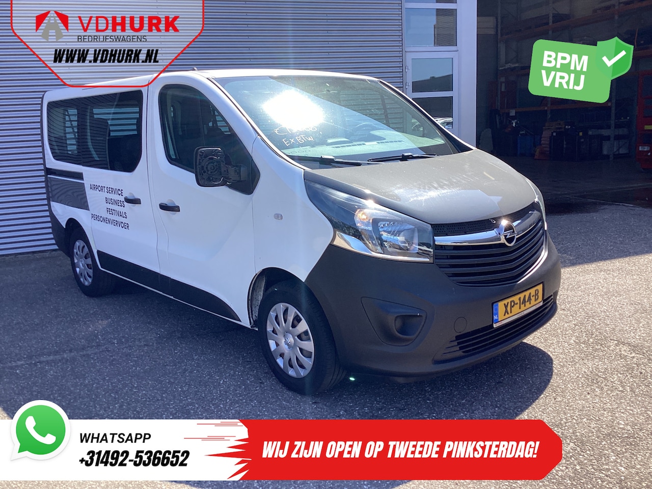Opel Vivaro Combi - 1.6 CDTI EURO6 EXPORT € 15.125,- Incl. BTW/BPM VRIJ Combi/ Kombi/ 9 Pers./ 9 Persoons/ Air - AutoWereld.nl