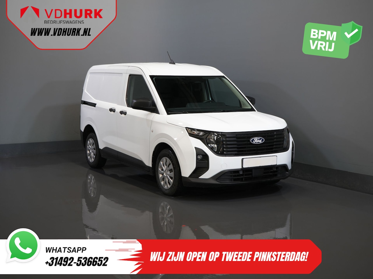 Ford Transit Courier - 1.0 Trend 100 pk BENZINE BPM VRIJ! Garantie 05-2029/ Carplay/ Virtual Cockpit/ Airco/ Crui - AutoWereld.nl