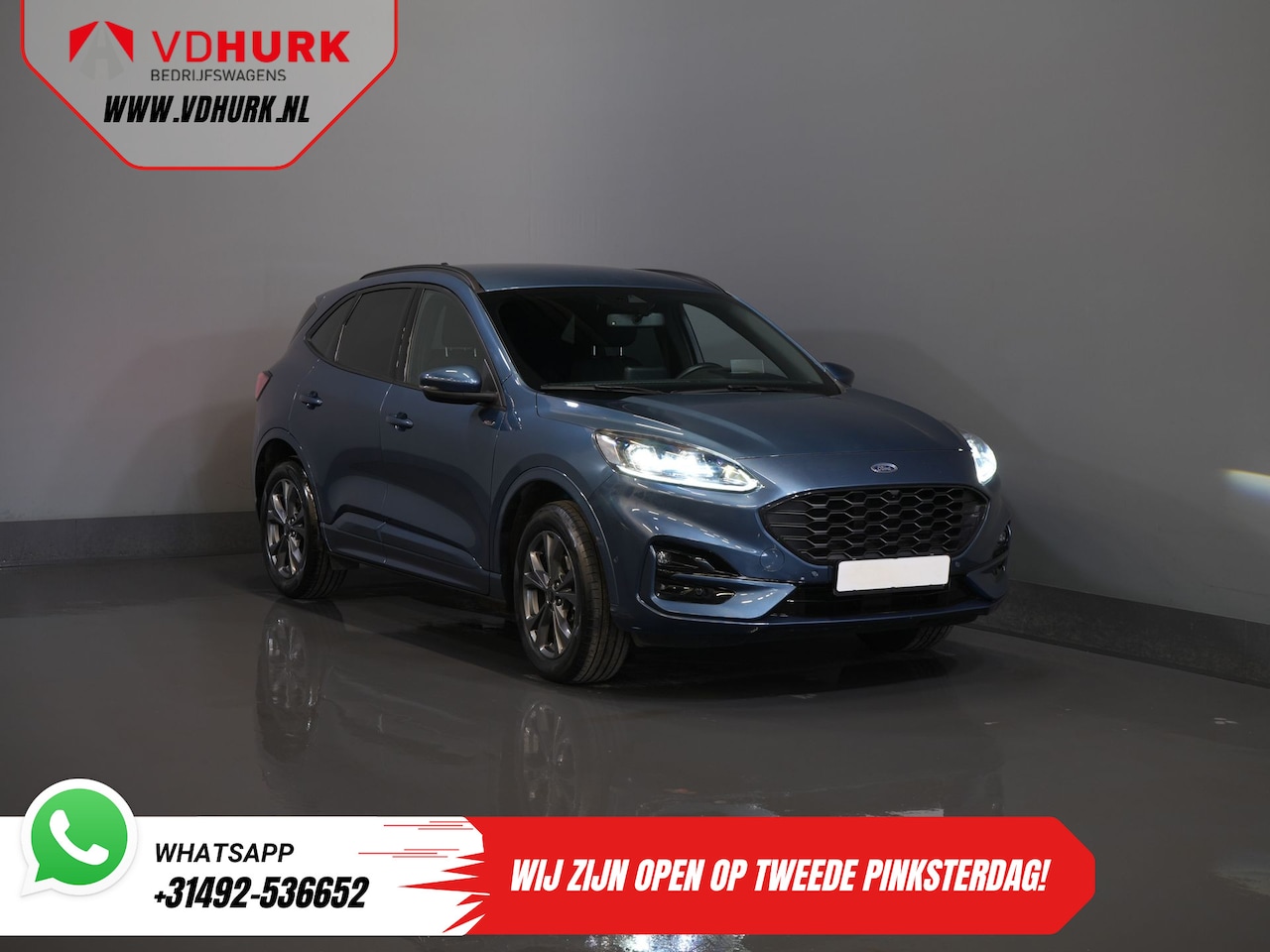 Ford Kuga - 2.5 PHEV 225 pk ST-Line LED/ Head-Up/ Adapt.cruise/ Standkachel/ Keyless/ Elek.klep/ Stoel - AutoWereld.nl