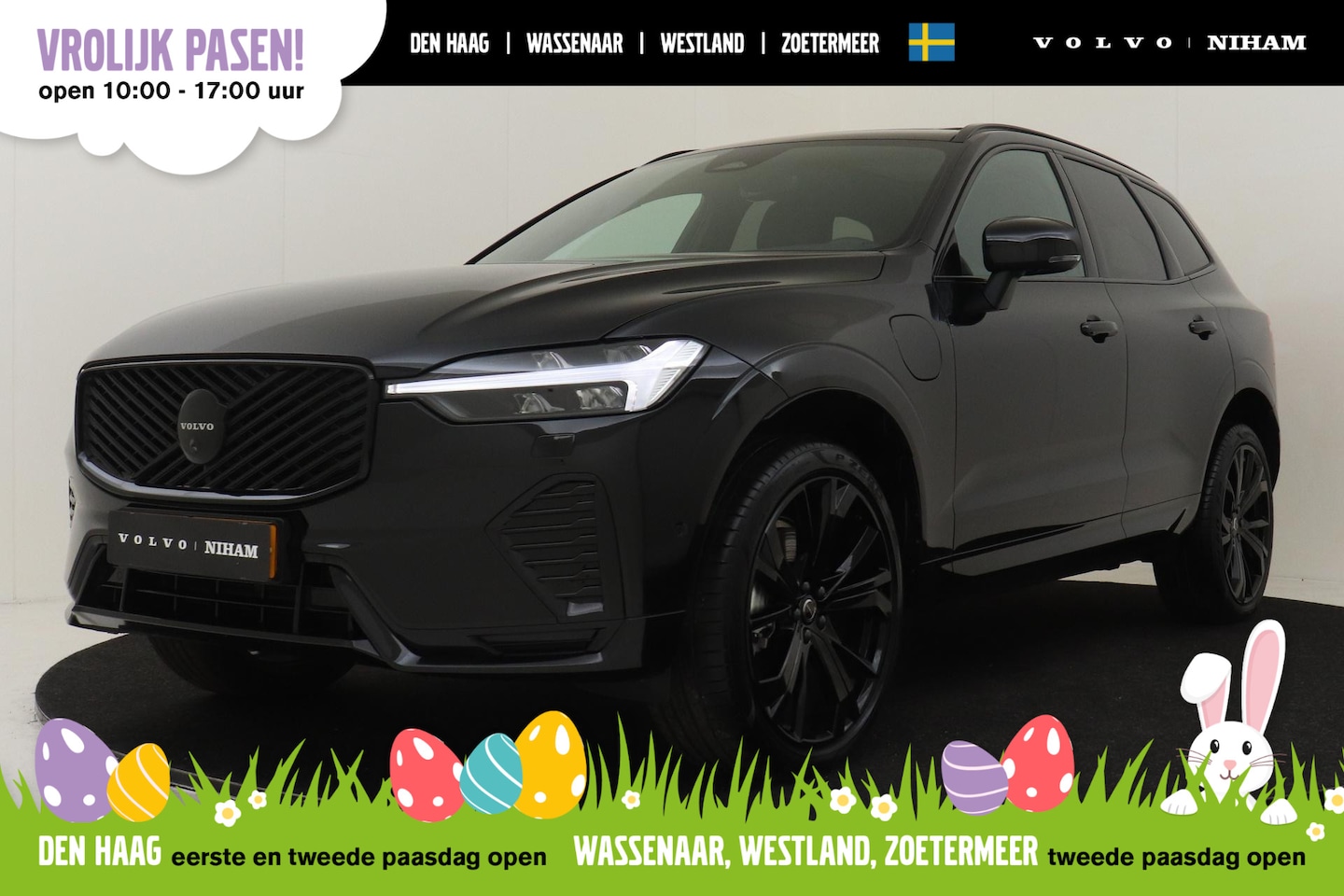Volvo XC60 - II T6 PLUG-IN HYBRID AWD ULTRA BLACK EDITION -PANO.DAK|HARMAN/KARDON|360°CAM|LUCHTVERING|H - AutoWereld.nl