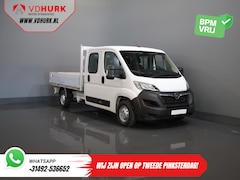 Opel Movano - 2.2 140 pk DC Dubbel Cabine Open Laadbak/ 7 Pers./ 2.5t Trekverm./ Cruise/ Airco/ 288x215x