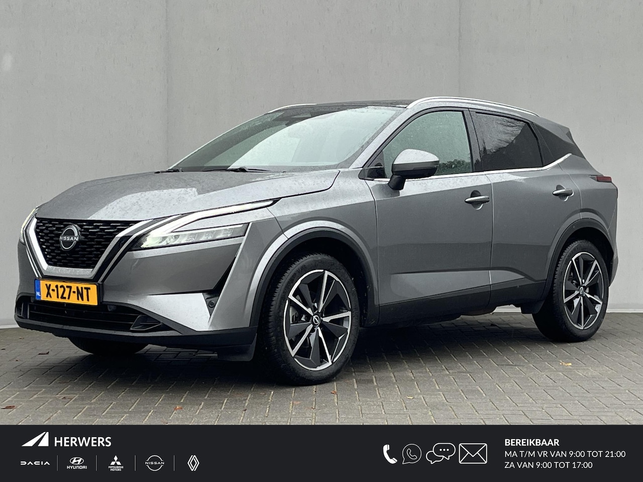 Nissan Qashqai - 1.3 MHEV Xtronic Tekna / all seasons / Vaste Trekhaak 13-polig (Trekgewicht 1.800kg) / Pan - AutoWereld.nl