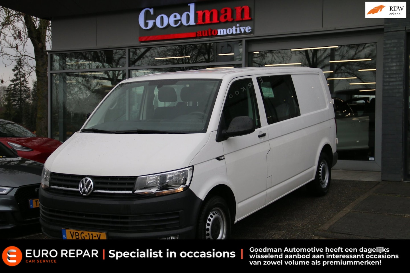 Volkswagen Transporter - 2.0 TDI L2H1 DUBBEL CABINE - AutoWereld.nl