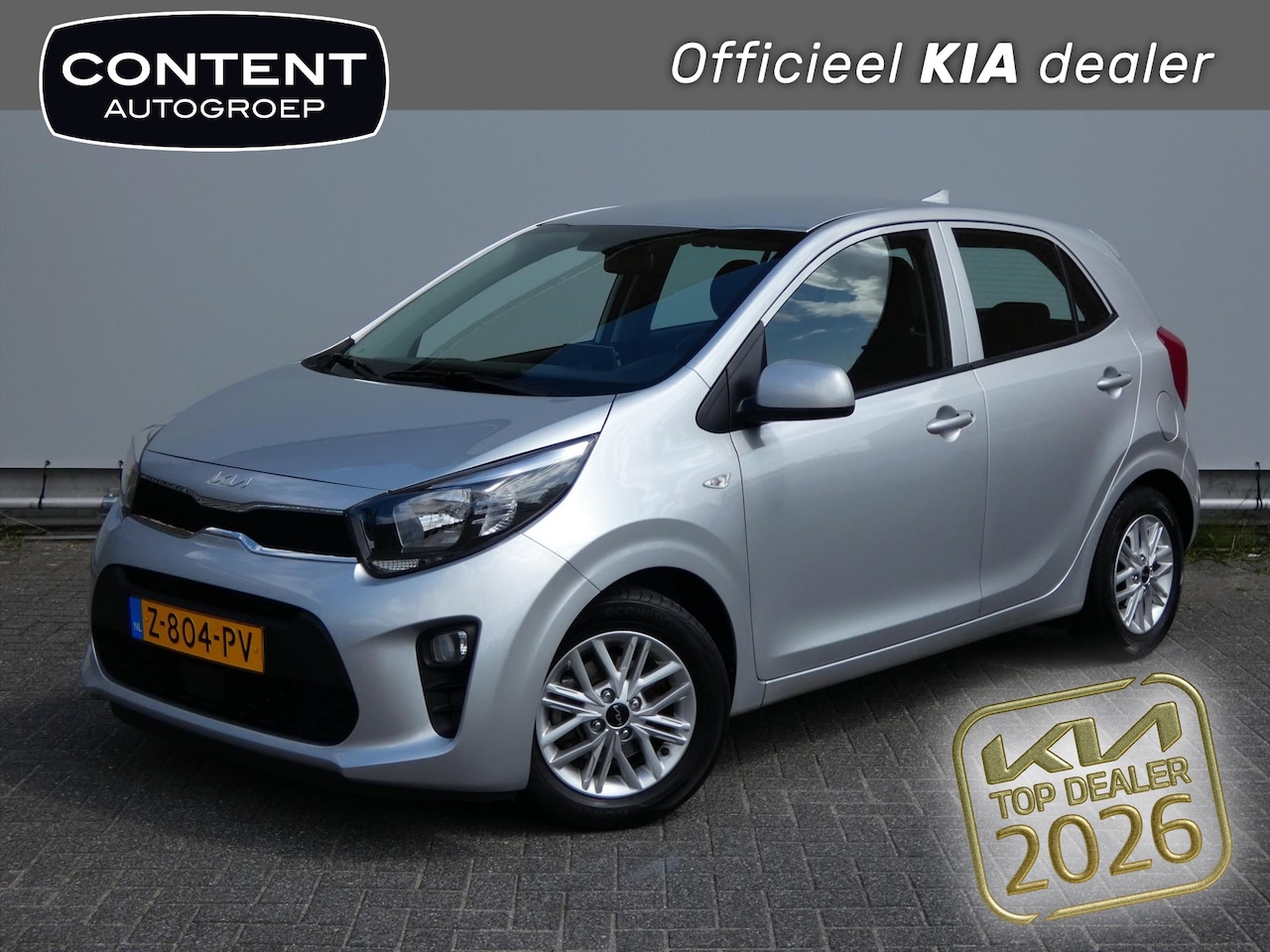 Kia Picanto - 1.0 DPi AMT 67pk 4-zits DynamicLine | Automaat | Apple Carplay | Android Auto - AutoWereld.nl