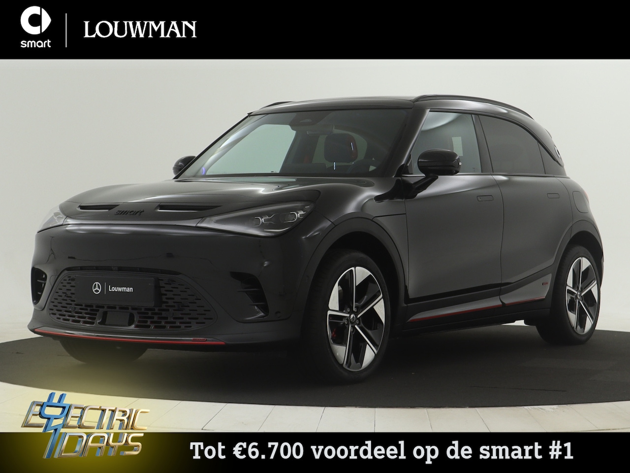 Smart #1 - BRABUS 66 kWh | VAN €47.520 NAAR €40.810 | Panoramadak | Adapt Cruisecontrol | Beats audio - AutoWereld.nl