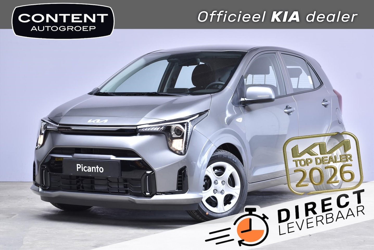 Kia Picanto - 1.0 GDI 4-zits DynamicLine NIEUW - LEVERBAAR - AutoWereld.nl
