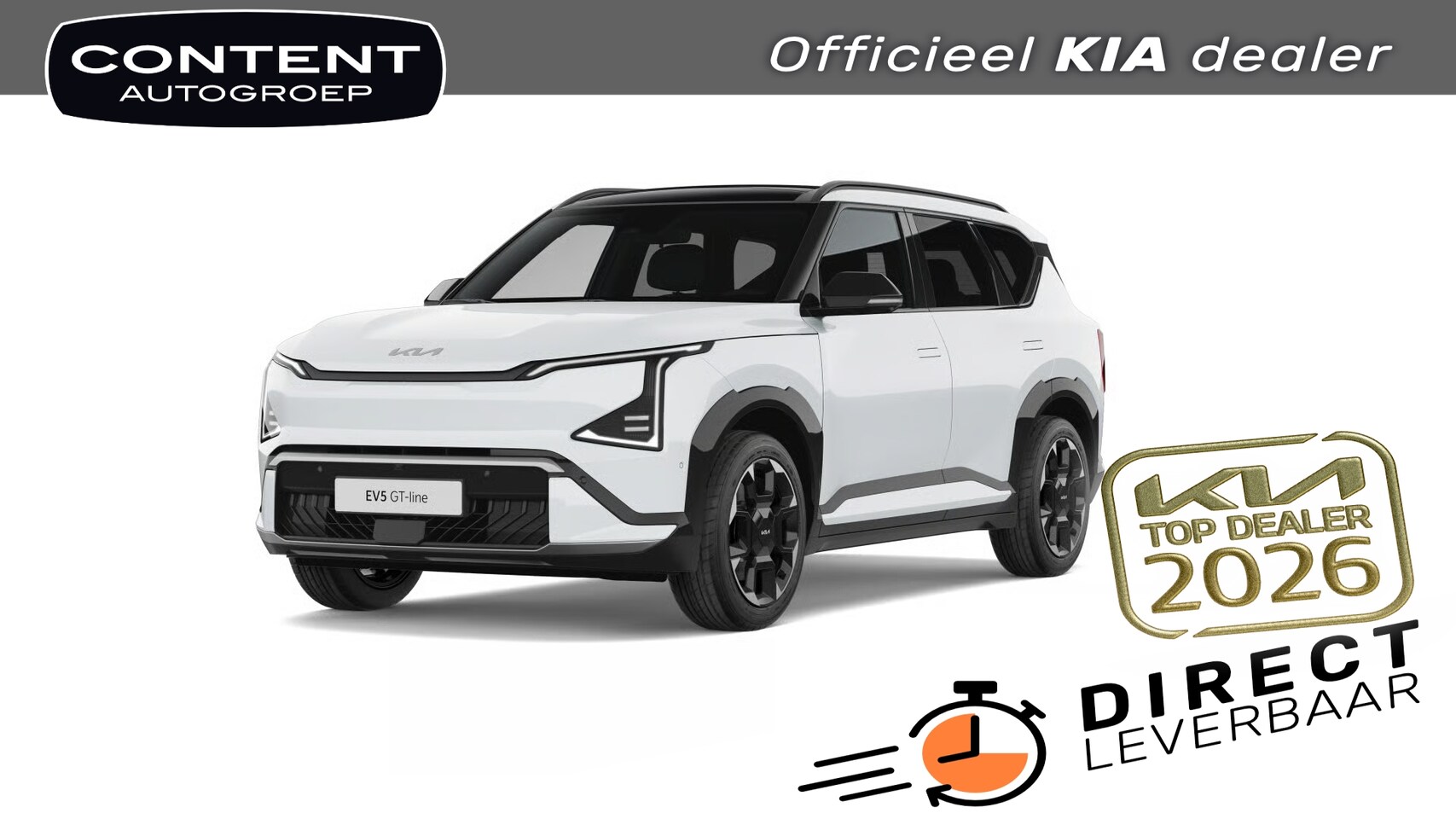 Kia EV5 - 81,4 kWh 217pk 2WD GT-PlusLine NIEUW - SNEL LEVERBAAR - AutoWereld.nl