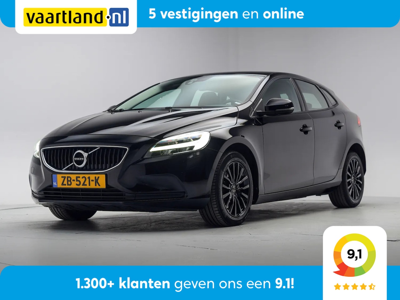 Volvo V40 - 1.5 T2 Polar+ Aut. [ Cruise control Navigatie Stoelverwarming] - AutoWereld.nl