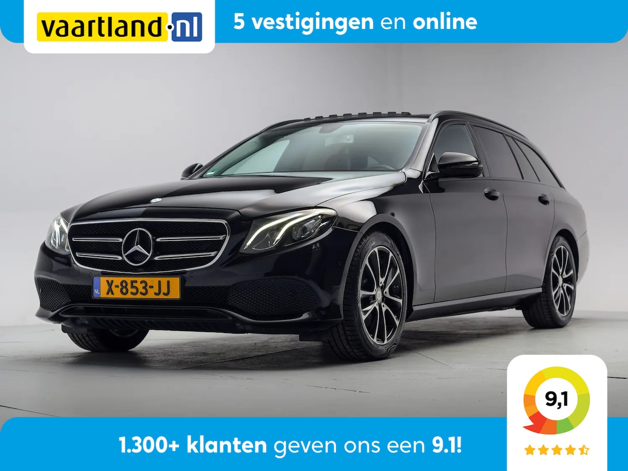 Mercedes-Benz E-klasse Estate - 200 Prestige Plus Aut. [ Schuifdak Led Camera Half Leder Sfeerverlichting ] - AutoWereld.nl