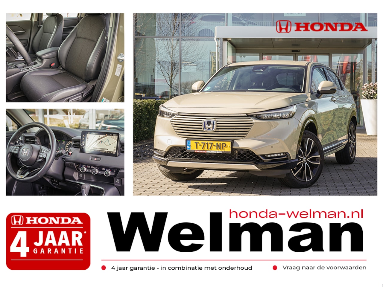 Honda HR-V - 1.5i e:HEV ADVANCE - TREKHAAK - PRIVACY GLASS - ONDERSKIRTS - INSTAPLIJSTEN - AutoWereld.nl