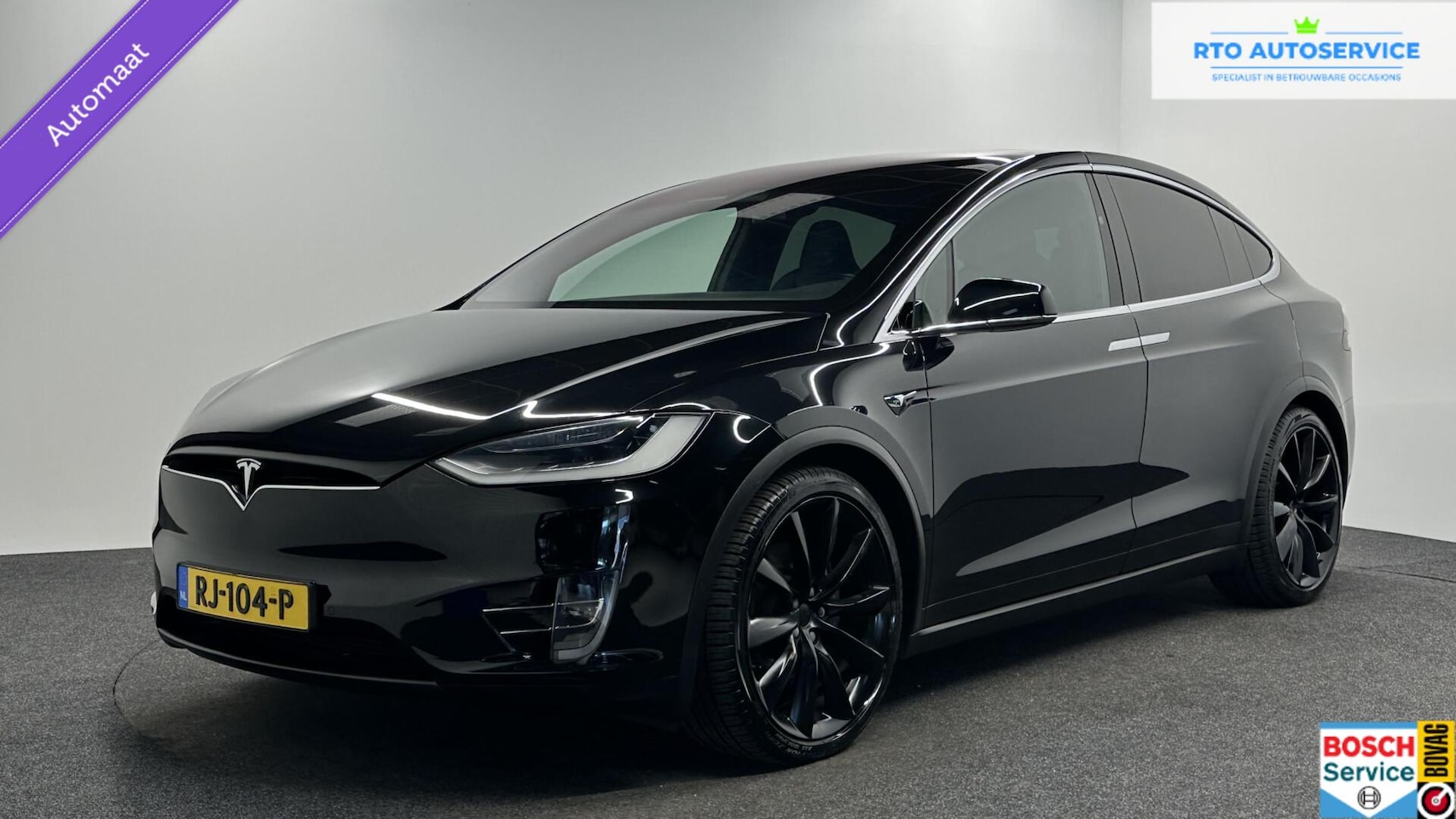 Tesla Model X - 100D 6p. CAMERA LEER TREKHAAK NAVI CARPLAY. - AutoWereld.nl