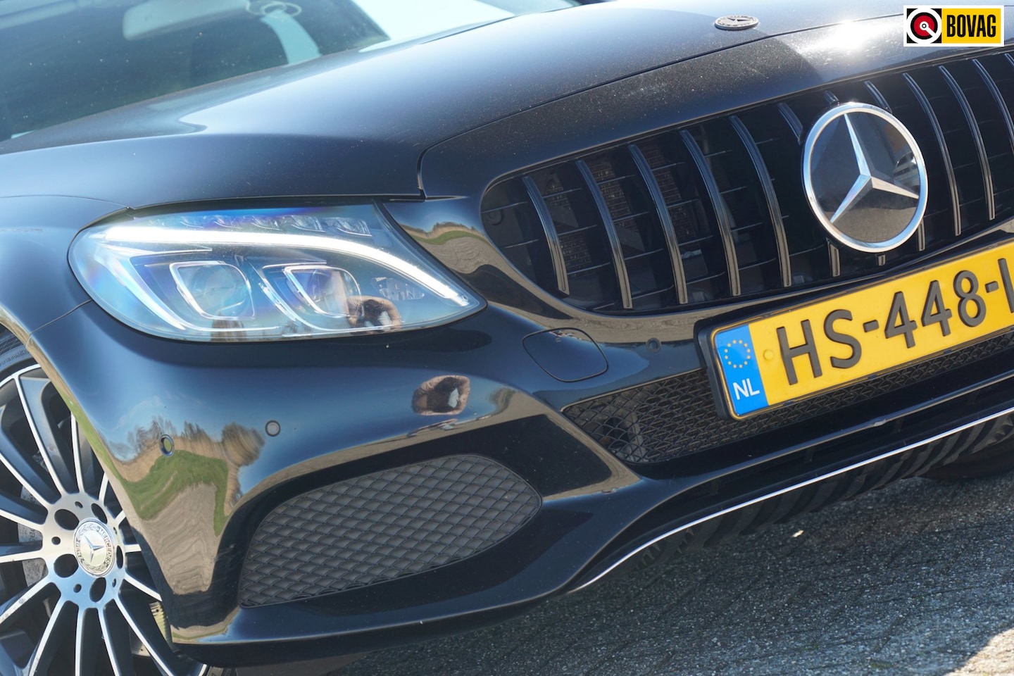 Mercedes-Benz C-klasse Estate - 350 e Lease Edition | Obsidian Black | Burmester/Stoelventilatie/Stoelverwarming/Camera/Ni - AutoWereld.nl