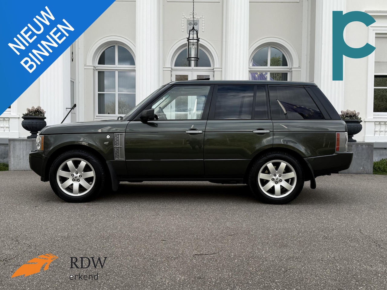 Land Rover Range Rover - 4.4 V8 Vogue Facelift Green over Sand Classic V8 306ps petrol - AutoWereld.nl
