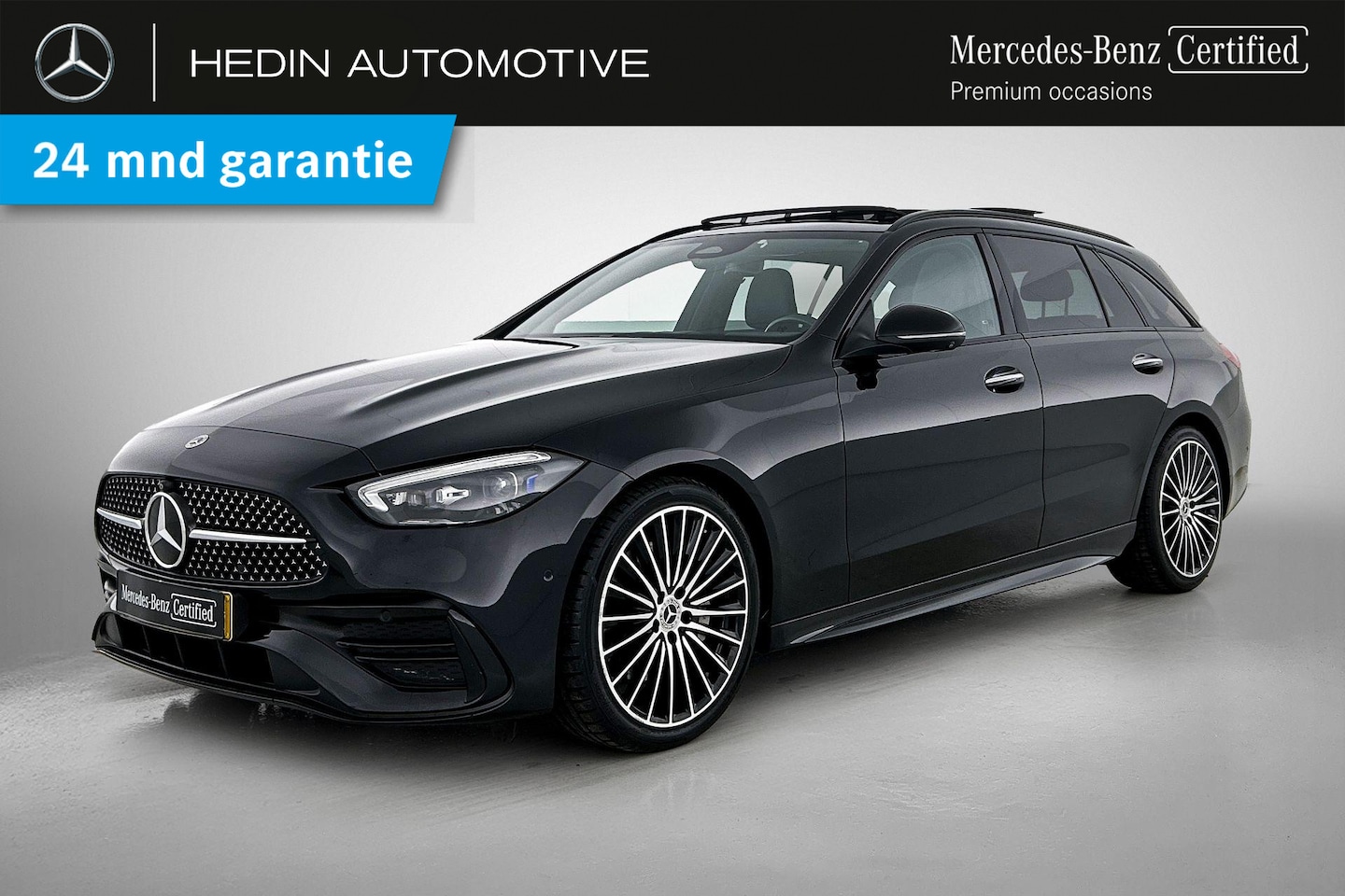 Mercedes-Benz C-klasse Estate - C 180 Automaat AMG Line | Premium Plus Pakket | Nightpakket | Panoramadak | Head-Up | 360° - AutoWereld.nl