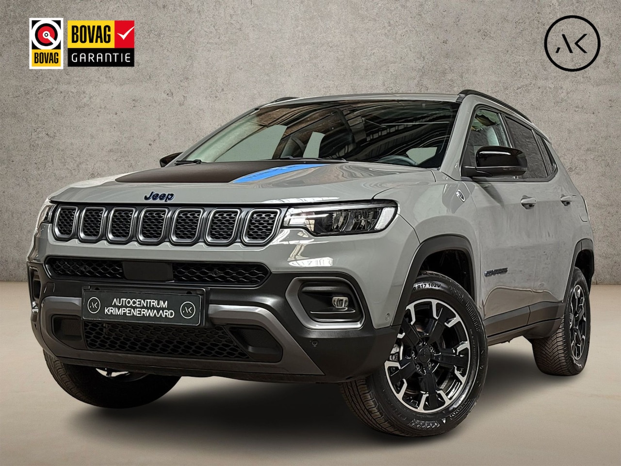 Jeep Compass - 4xe 240 Plug-in Hybrid Electric Trailhawk 240Pk Automaat (PANORAMADAK, APPLE CARPLAY, GROO - AutoWereld.nl