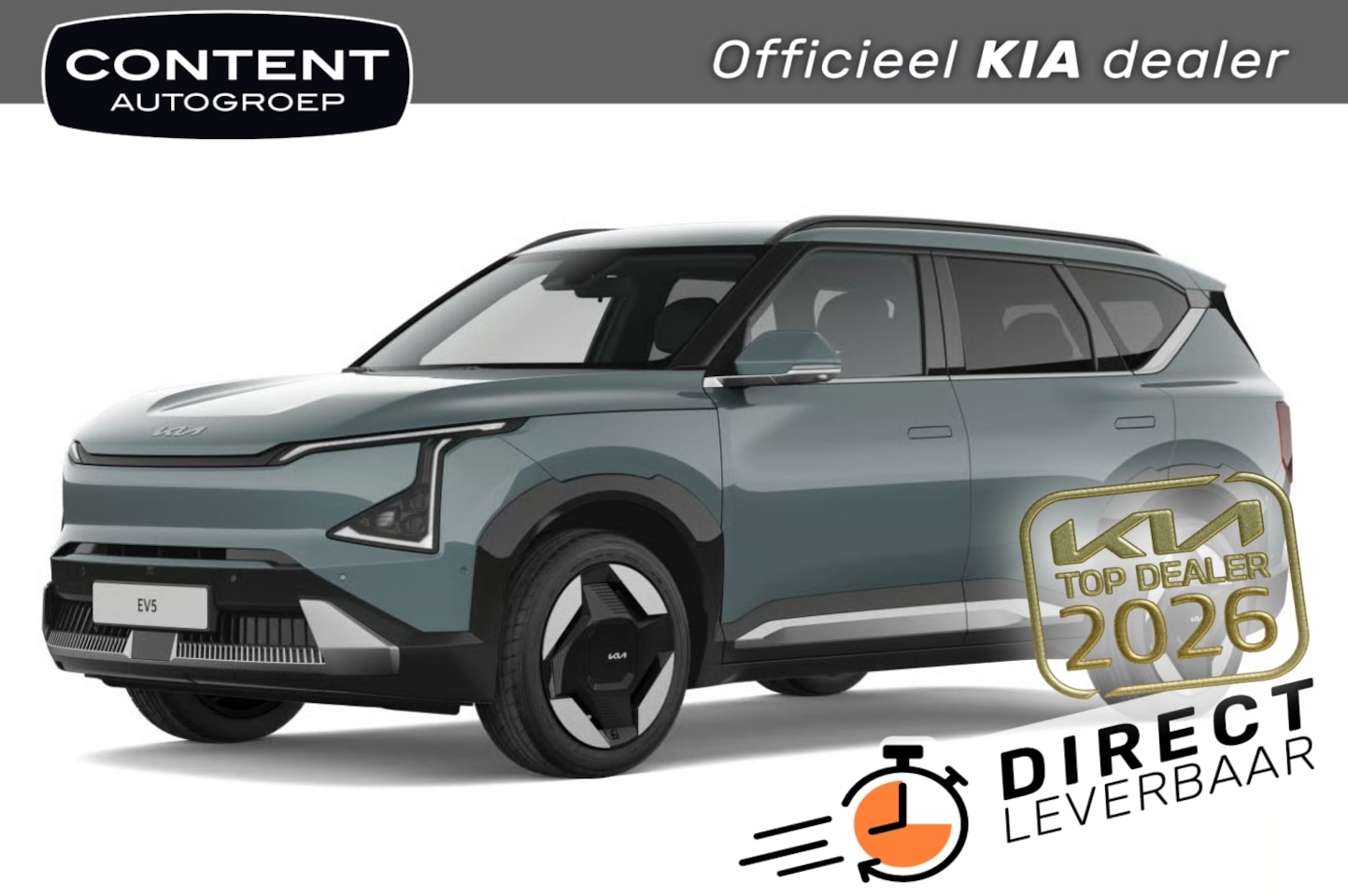 Kia EV5 - 81,4 kWh 217pk 2WD Plus Advanced | IN BESTELLING IN MEERDERE KLEUREN! - AutoWereld.nl