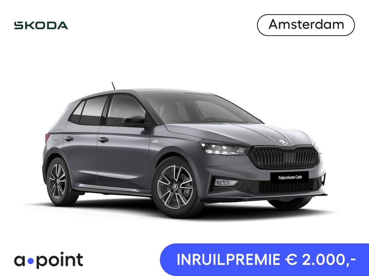 Skoda Fabia - Monte Carlo 1.0 TSI 115 pk 7 versn. DSG | Navigatie pakket | Travel assist | Licht en Zich - AutoWereld.nl