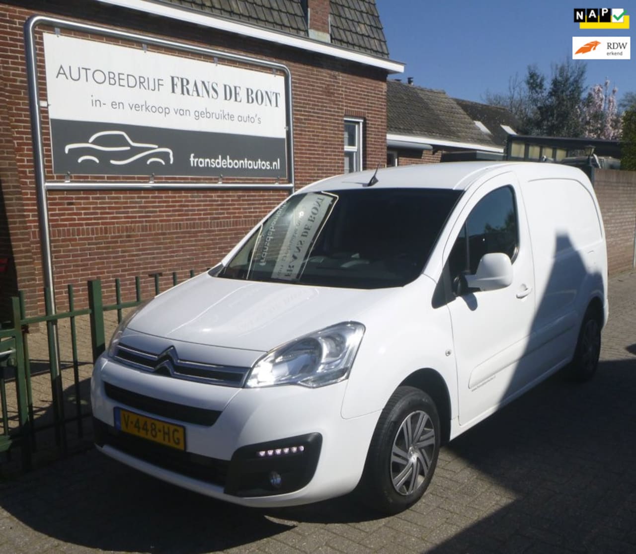 Citroën Berlingo - 1.6 BlueHDI 75 Business Economy airco schuifdeur € 5750 ex btw - AutoWereld.nl