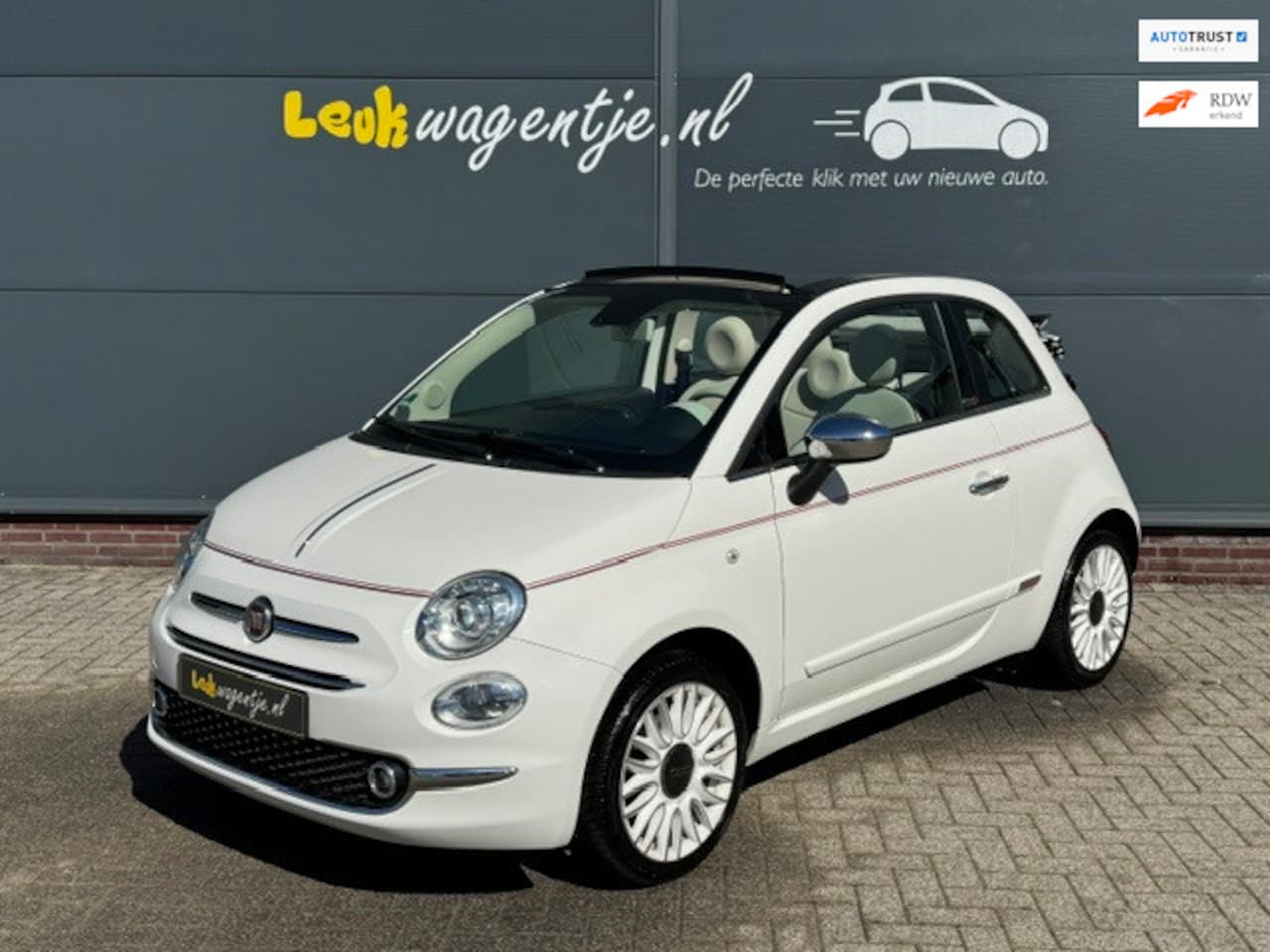 Fiat 500 C - 1.2 Dolcevita Cabrio *xenon *leder *climate *navi - AutoWereld.nl