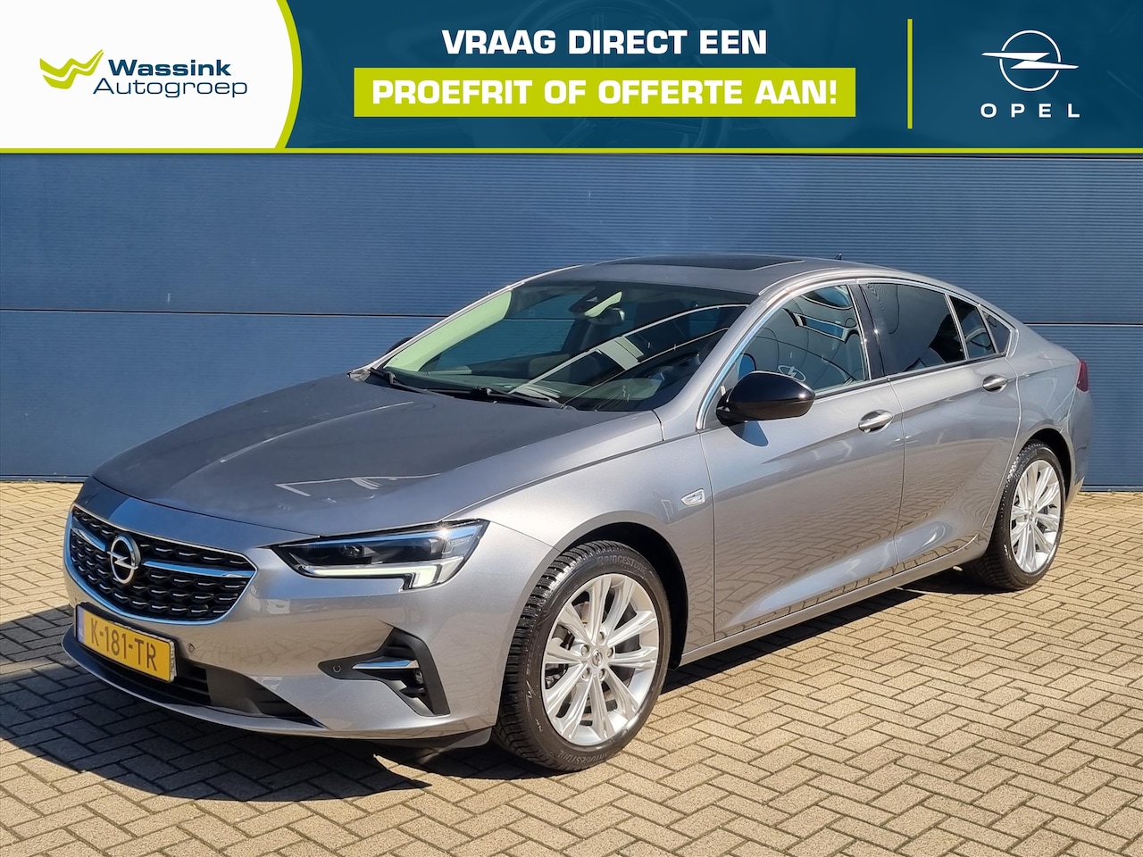 Opel Insignia Grand Sport - 1.5 CDTI Business Elegance | Schuif-/Kanteldak | Elekt. Verstelbare Bestuurdersstoel | App - AutoWereld.nl