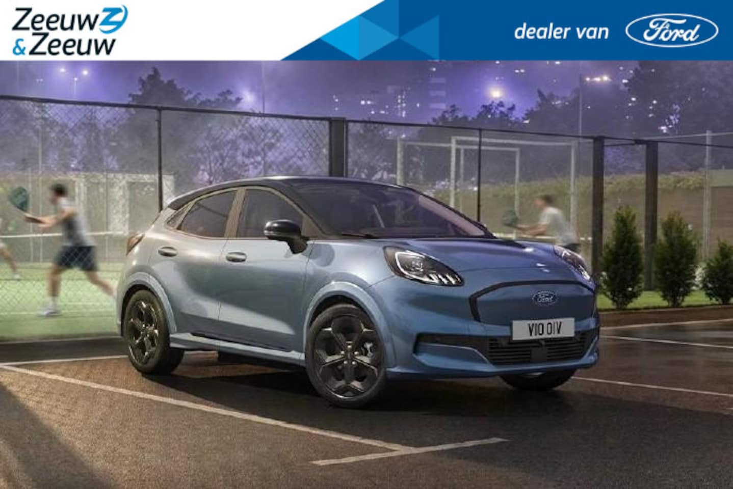 Ford Puma Gen-E - Premium 46,8 kWh Blue Cruise Edition | Handsfree rijden* | Vapor Blue | 18" Zwarte velgen - AutoWereld.nl