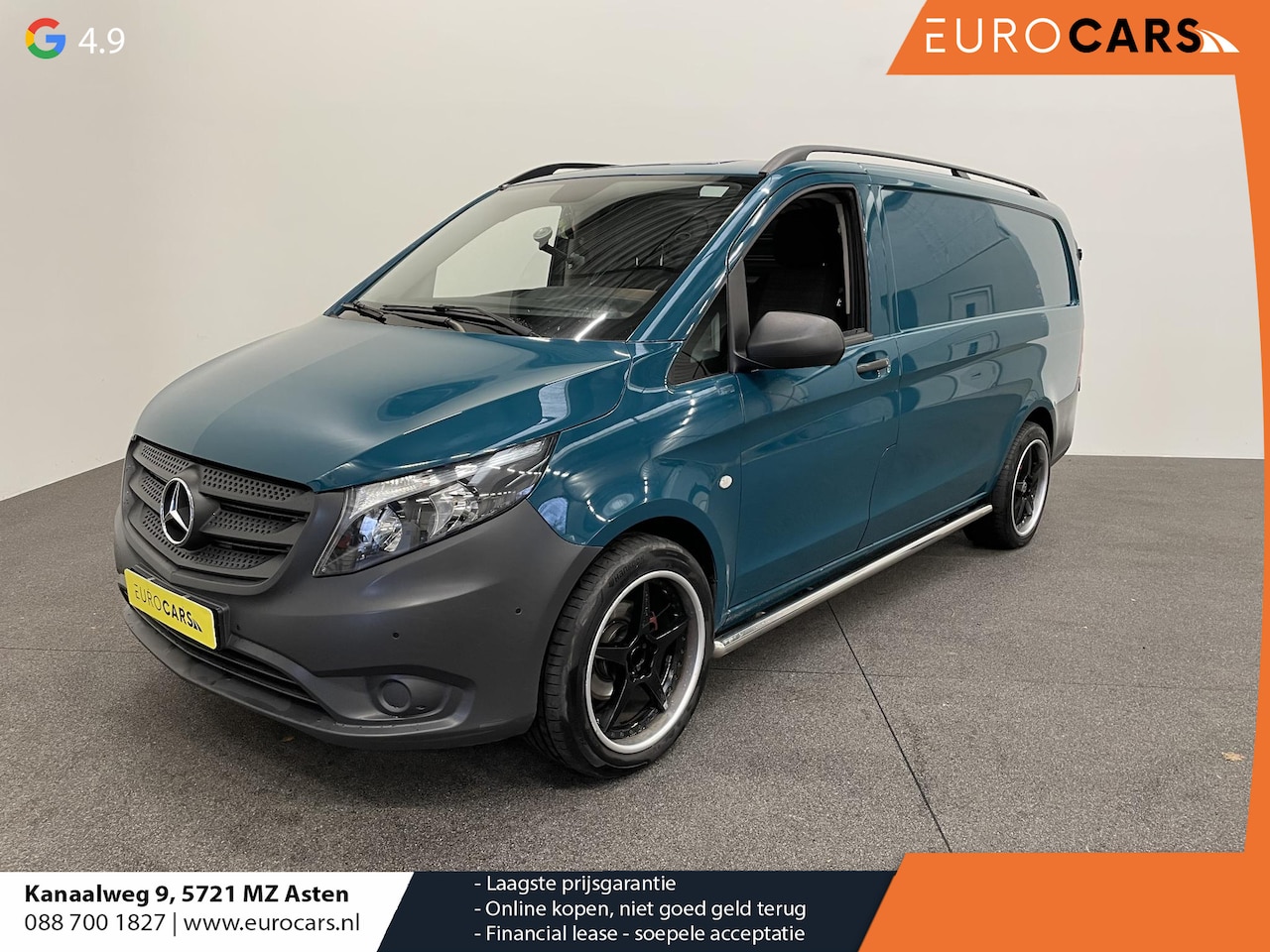 Mercedes-Benz Vito - 114 CDI Lang Automaat Airco Cruise Control Trekhaak LM Velgen nAVI - AutoWereld.nl
