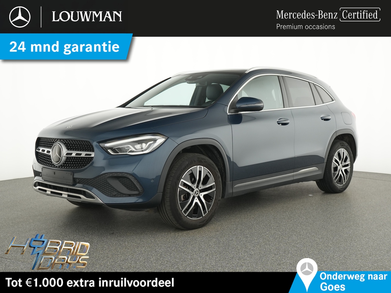 Mercedes-Benz GLA-Klasse - 250 e Luxury Line Panorama Schuif-Kanteldak | Ledkoplampen | Stoelverwarming | Distronic | - AutoWereld.nl
