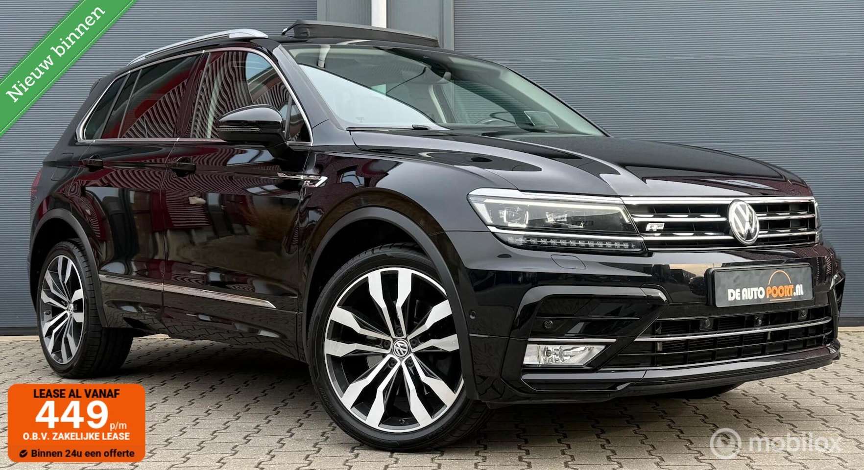Volkswagen Tiguan - 2.0 TSI 4M. 220PK Highline Pano.dak/Leder/LED - AutoWereld.nl
