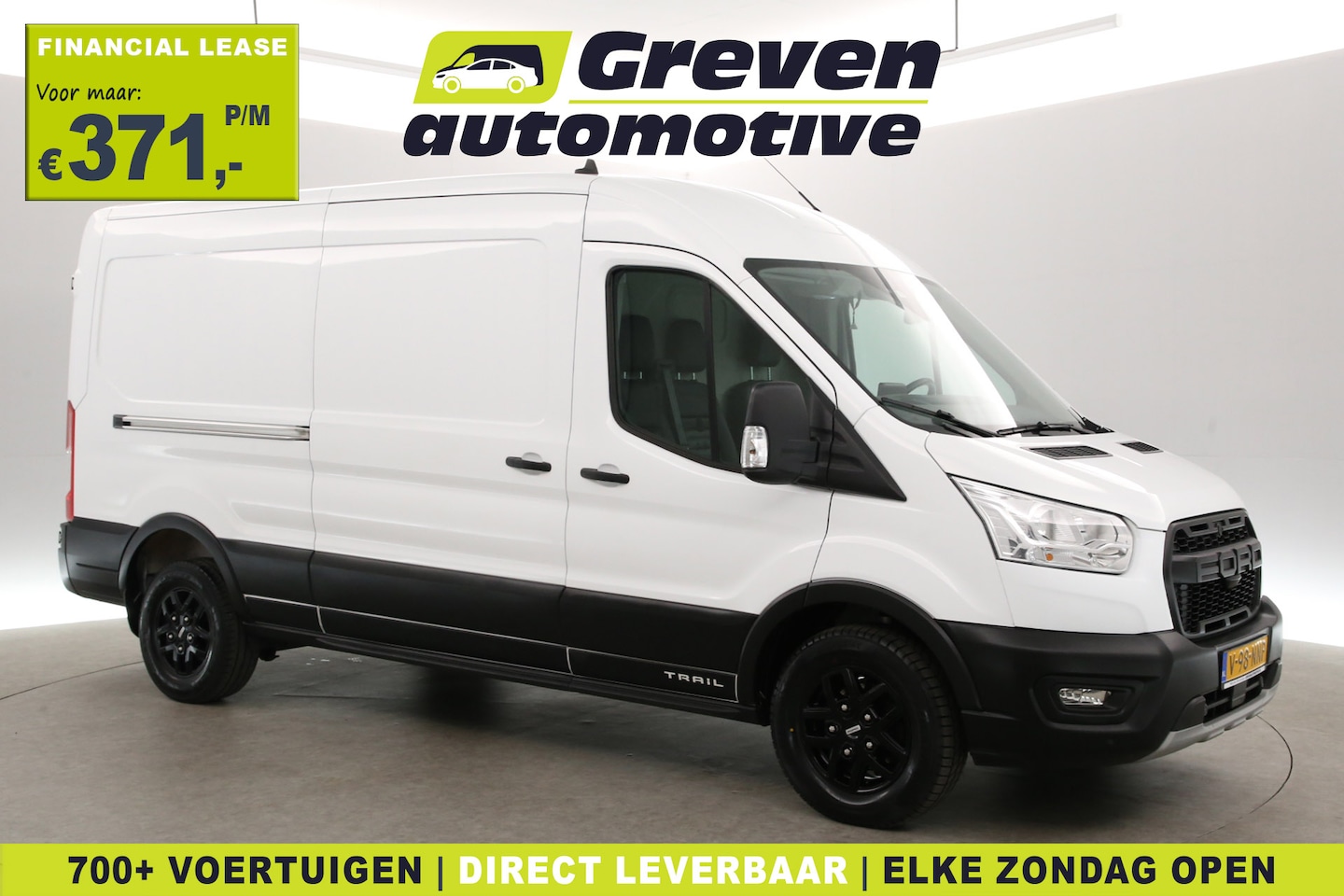 Ford Transit - 2.0 TDCI L3H2 170PK Trail | Airco | Adap. Cruise | 3 Zits | Camera | Trekhaak | Carplay | - AutoWereld.nl