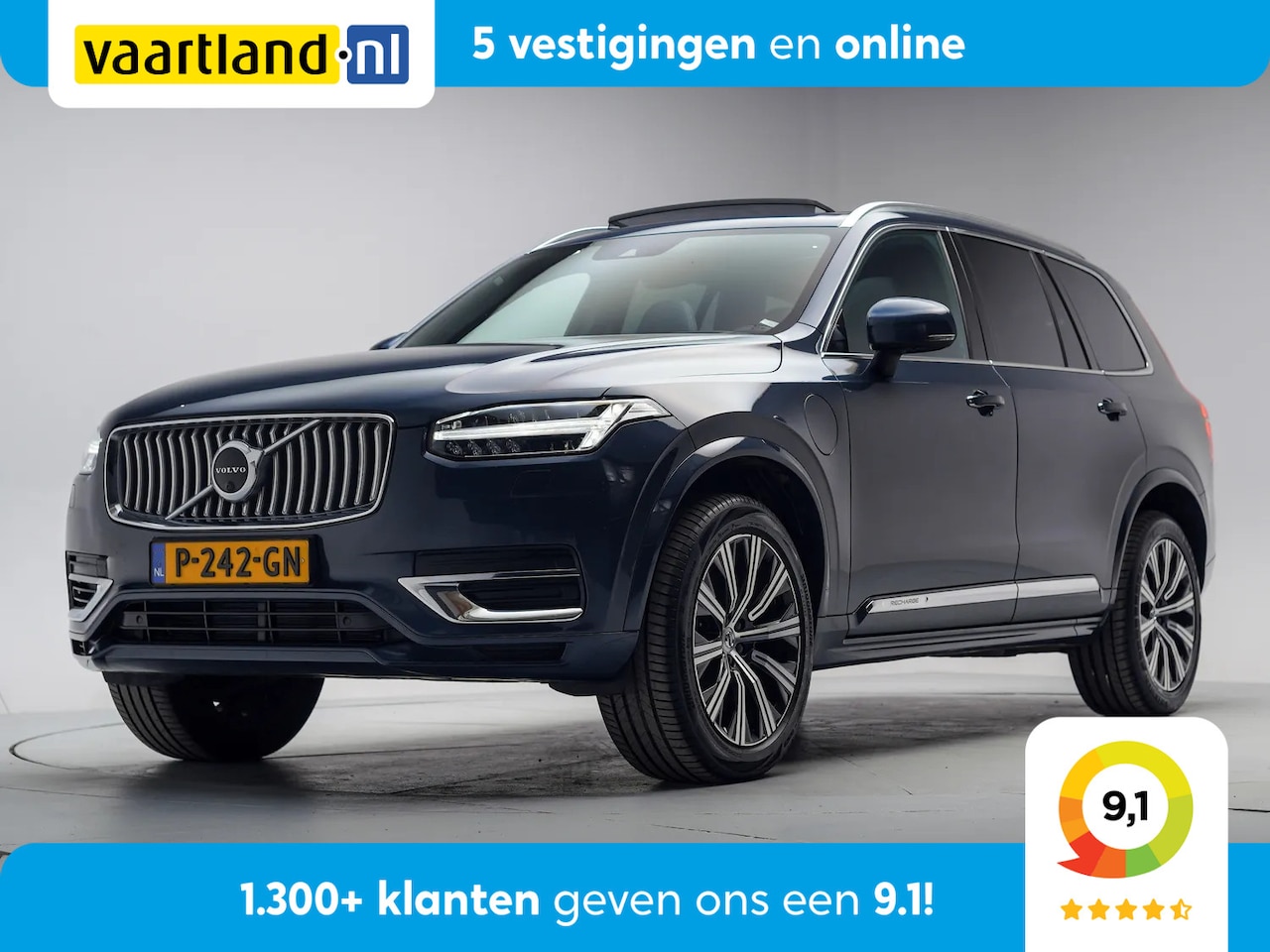 Volvo XC90 - 2.0 T8 Twin Engine AWD Inscription 7-Pers Aut. [ Panoramadak Head-up Harman/Kardon ] - AutoWereld.nl