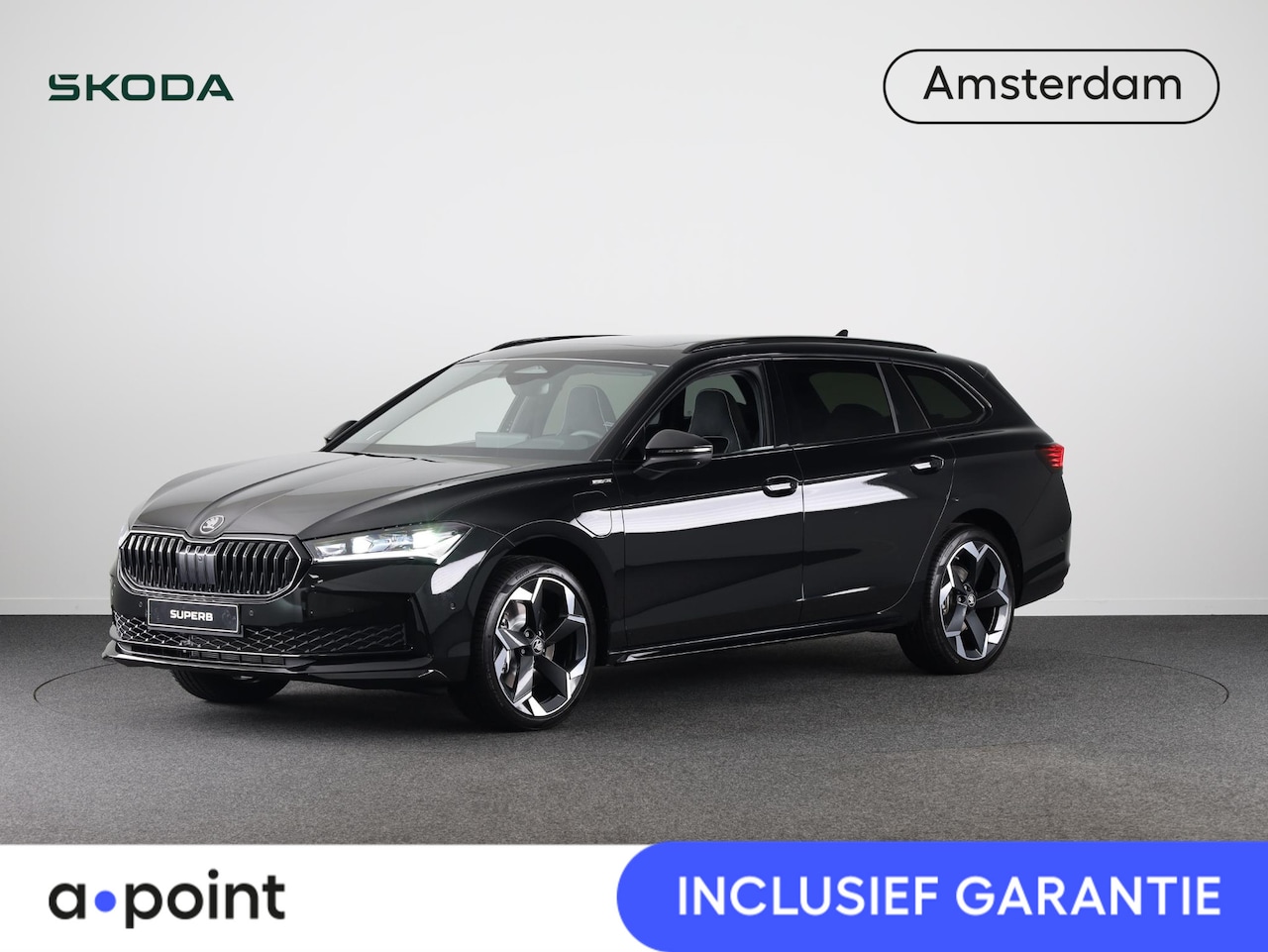 Skoda Superb Combi - Sportline Business PHEV 1.5 TSI 204 pk 6 versn. DSG | Travel assist plus | Panoramadak | C - AutoWereld.nl