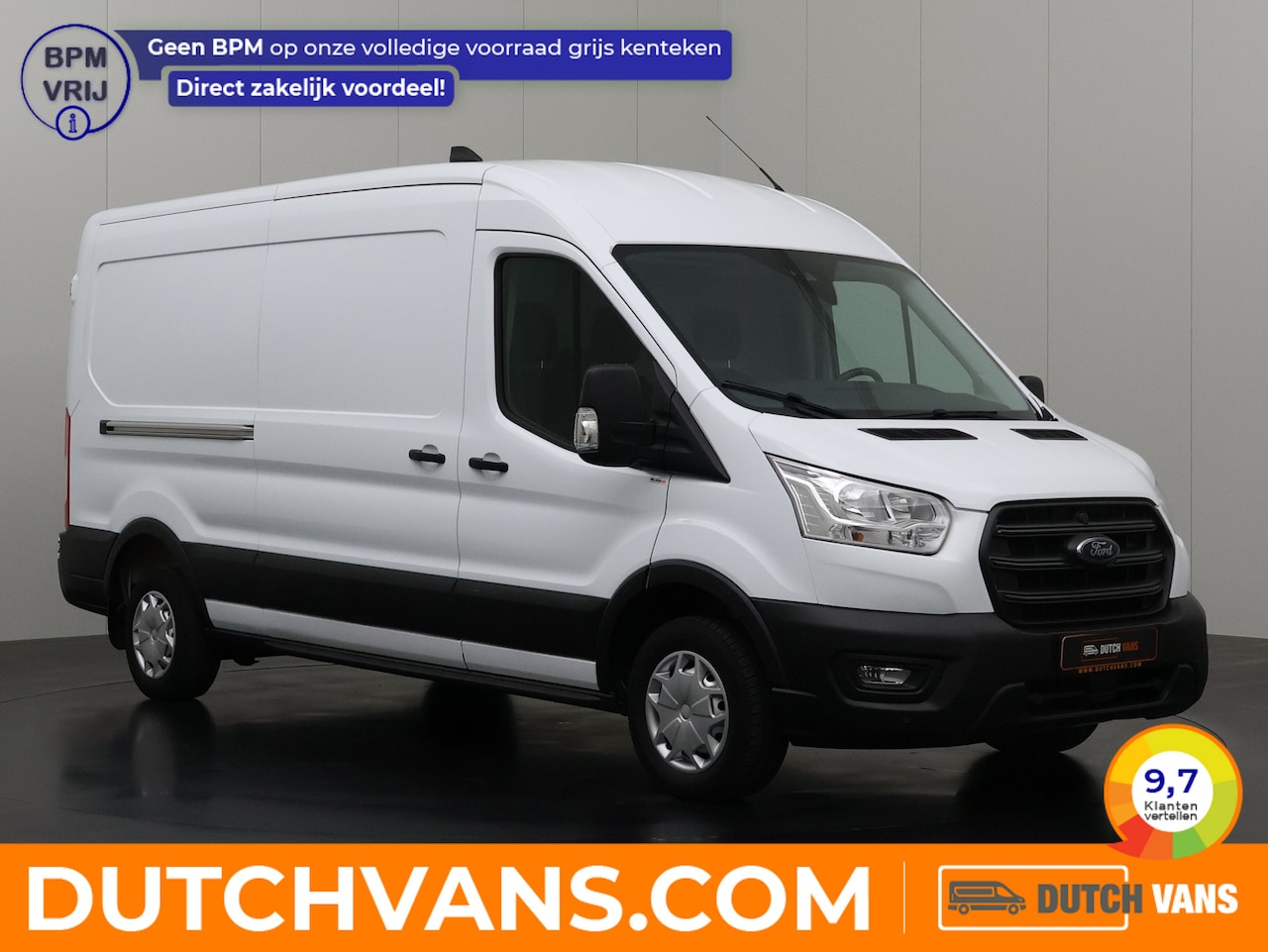 Ford Transit - 2.0TDCi 130PK L3H2 | Airco | Cruise | 3-Zits | Betimmering - AutoWereld.nl