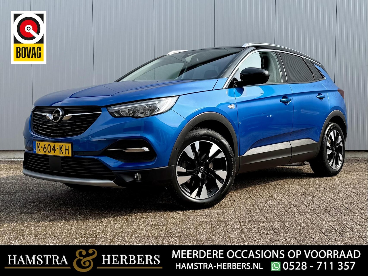 Opel Grandland X - 1.2 Turbo Ultimate blauw automaat - AutoWereld.nl