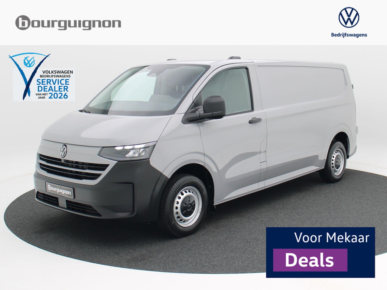Volkswagen e-Transporter - Bedrijfswagens L2 64kWh 218 pk | Trekhaak | Achterdeuren | Bijrijdersbank | 5 jaar gratis - AutoWereld.nl