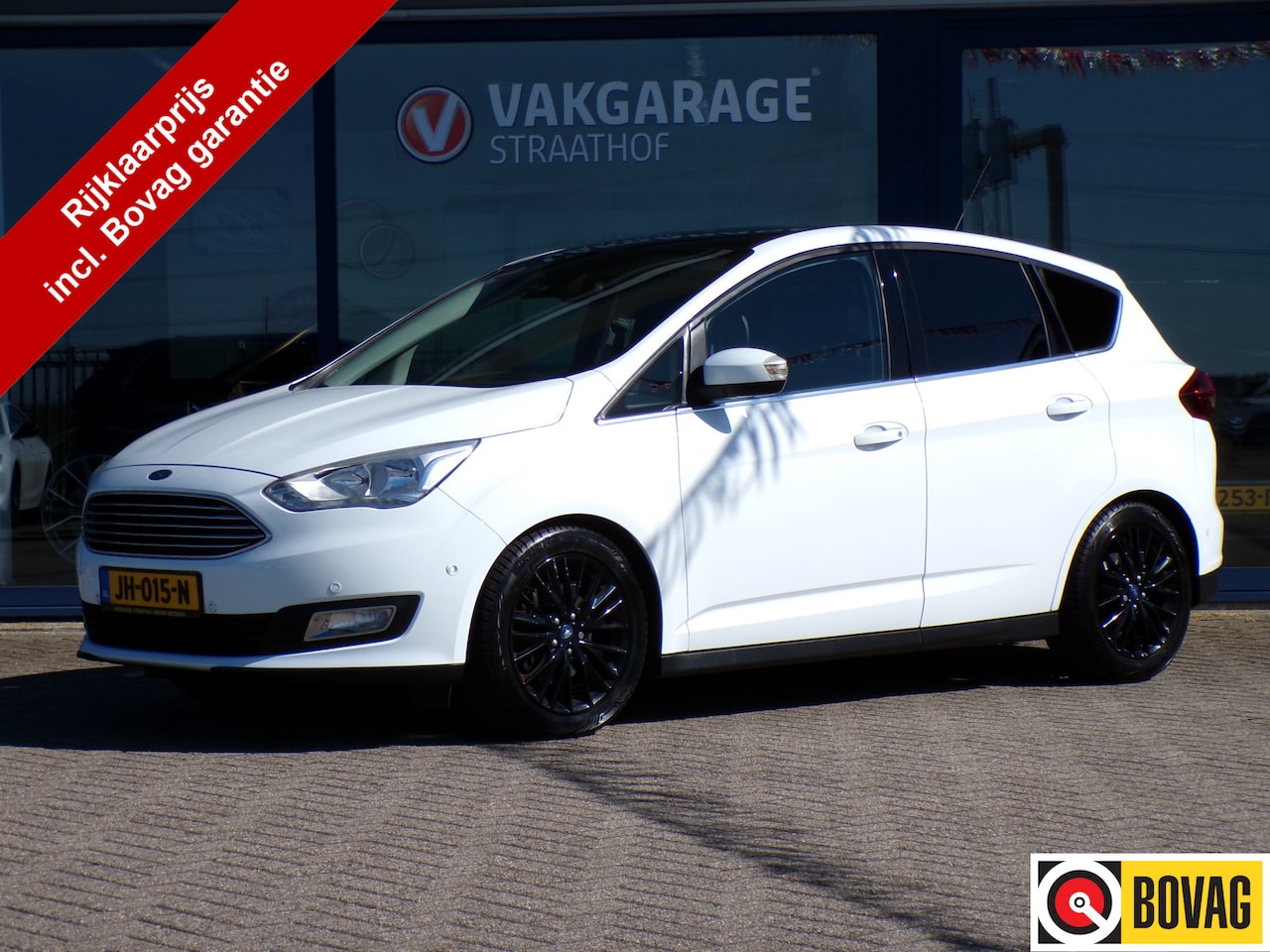 Ford C-Max - 1.5 Titanium 1.5 Titanium, Trekhaak / Sensoren V+A / Stoel + Stuurverwarming / Bluetooth / Navigatie / - AutoWereld.nl