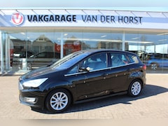 Ford C-Max - 1.0-125pk Titanium. Goed onderhouden hoogzitter Autm. airco dual, LM wielen, elektr. achte